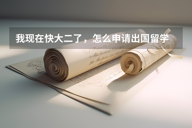 我现在快大二了,怎么申请出国留学