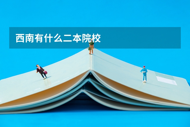 西南有什么二本院校