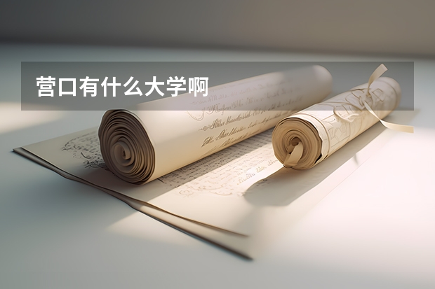 营口有什么大学啊