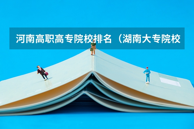 河南高职高专院校排名（湖南大专院校排名）