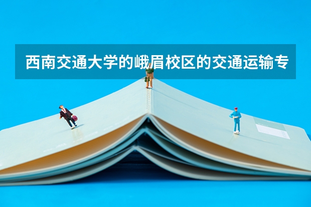 西南交通大学的峨眉校区的交通运输专业怎么样?