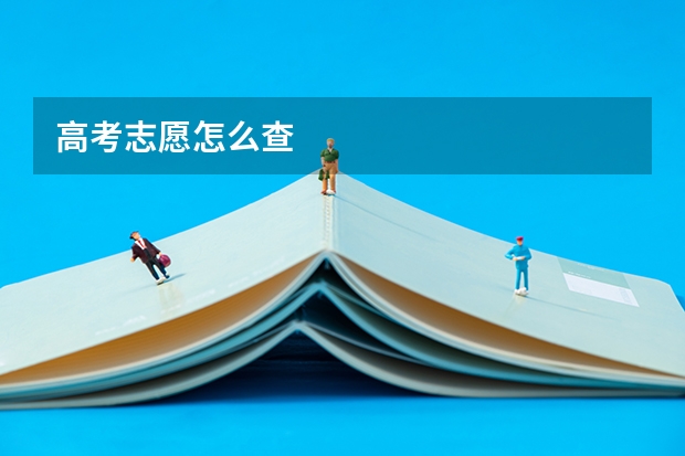 高考志愿怎么查